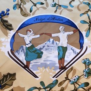 Stunning Hermès Winter Holiday Scarf